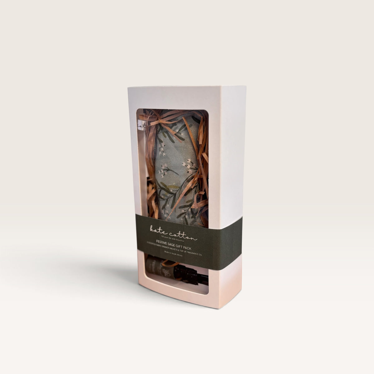kate cotton signature gift set - festive fig ( mistletoe )