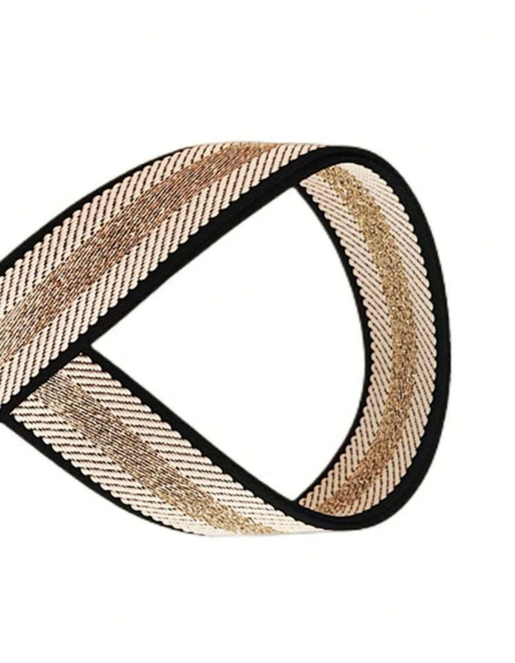 Chanelle Stripe Crossbody Bag Strap