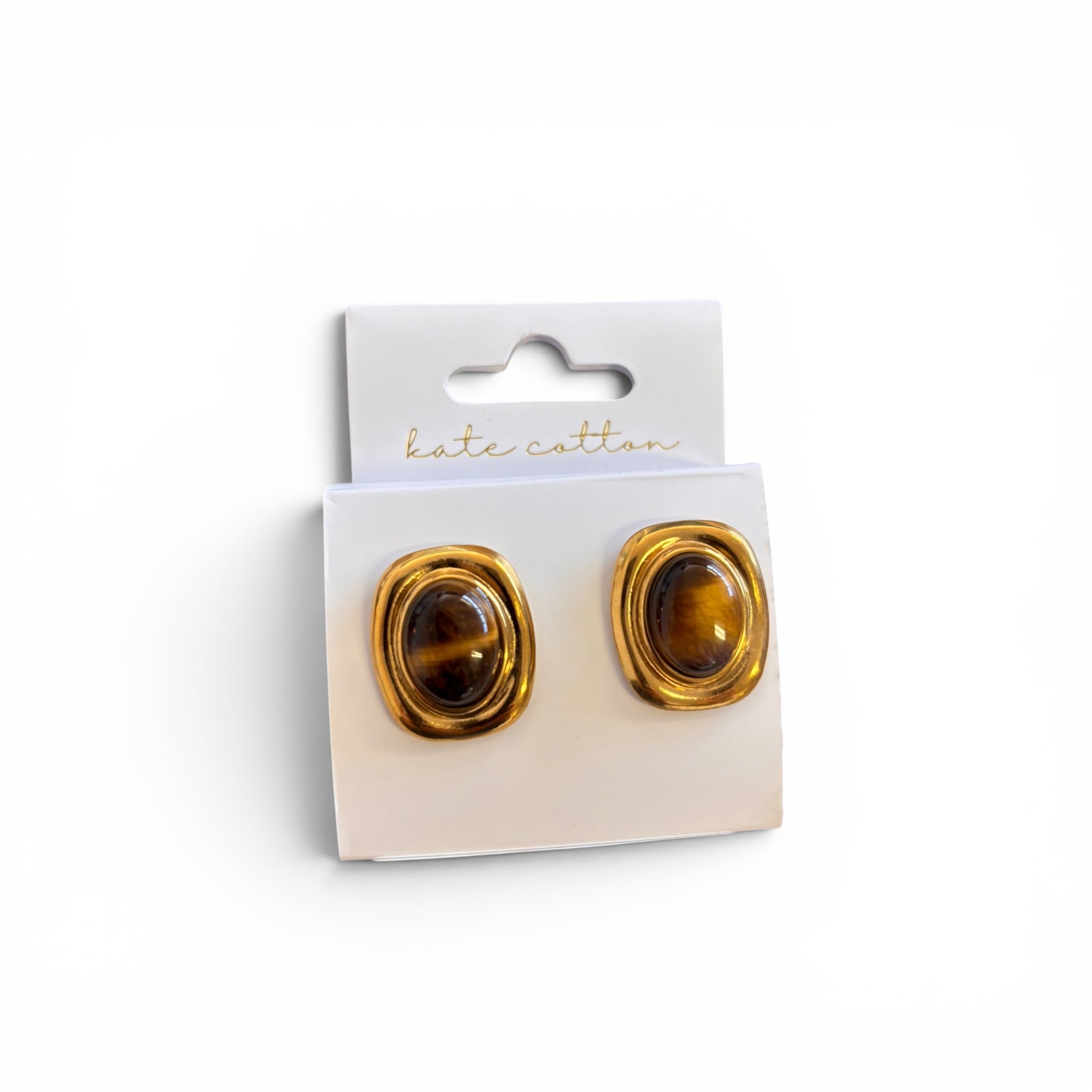 sienna tigers eye earrings