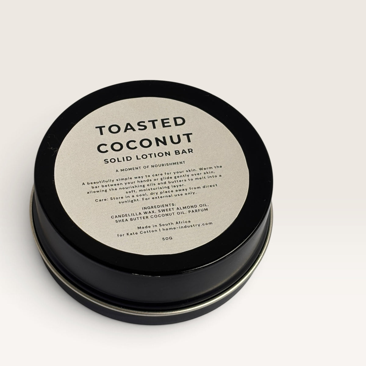 kate cotton - the toasted coconut lotion bar