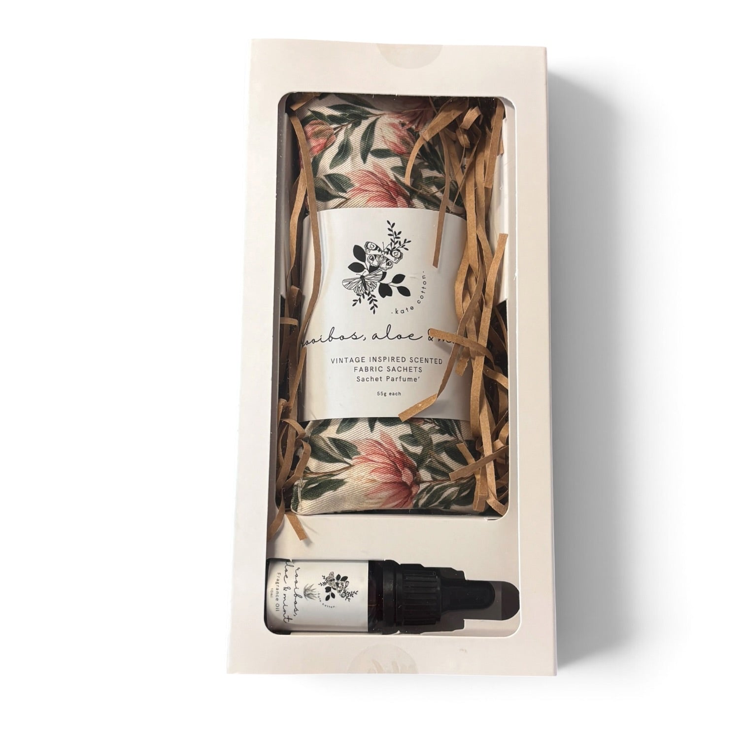 kate cotton signature gift set - rooibos, aloe & mint