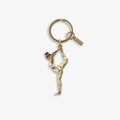 Yoga Girl Enamel Key Chain