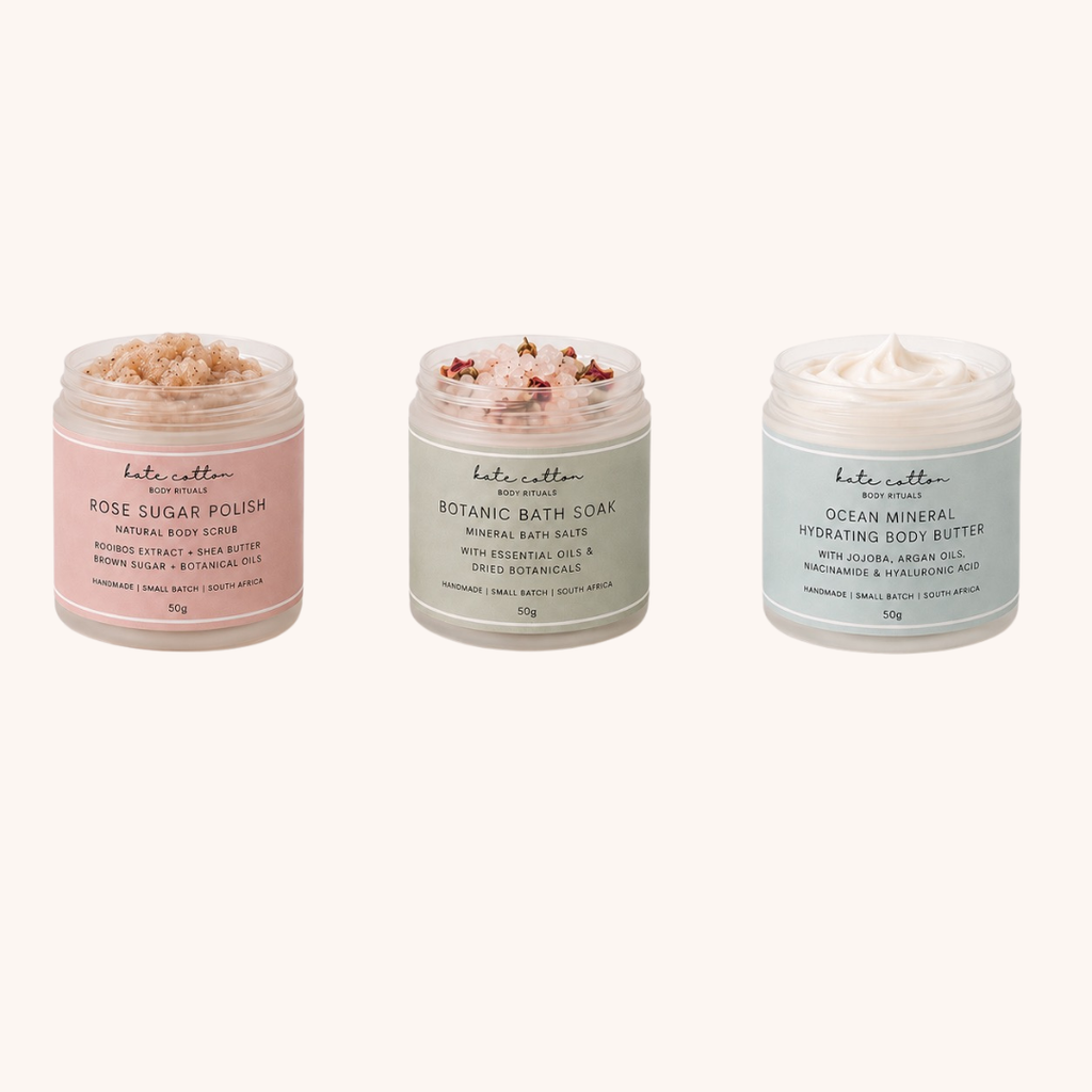 kate cotton - the body ritual travel collection