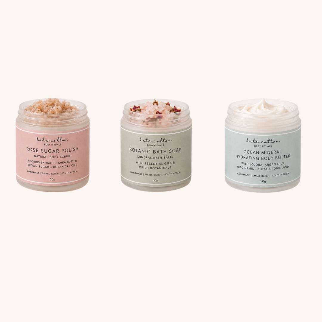 kate cotton - the body ritual travel collection