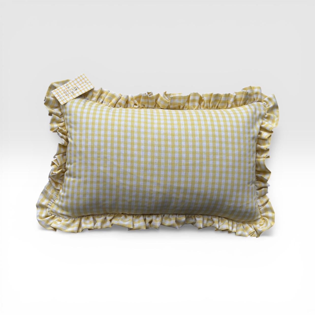 Kate Cotton Country Ruffle Scatter Cushion