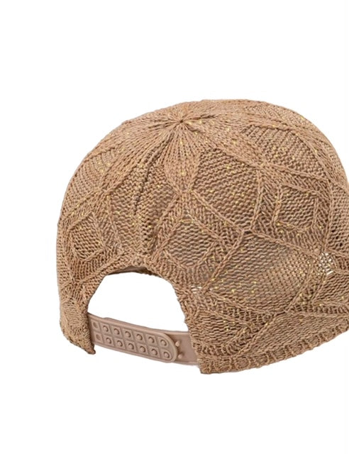 Woven Boho Trucker Cap