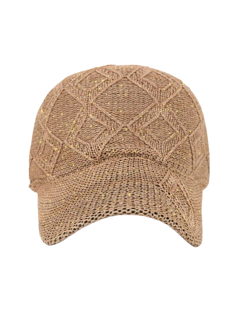 Woven Boho Trucker Cap