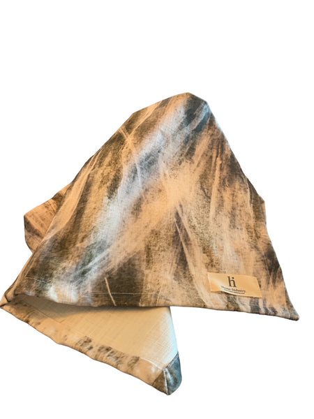 kate cotton lux grey stroke tea towel
