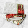 KC Embellished Hand Towel - Peony Rose