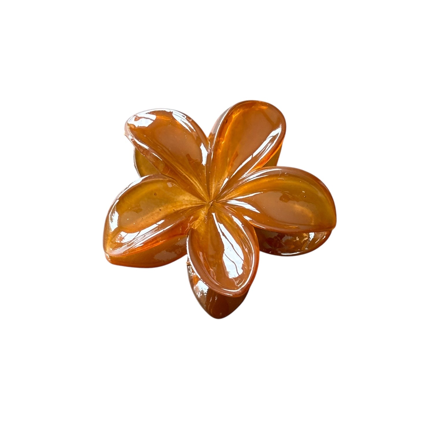 Flower Hair Claw Clip - 3 assorted autumn colours