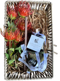 kate cotton rooibos, aloe & mint poly-wicker gift basket