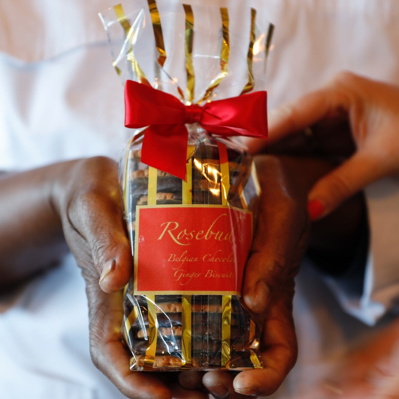 Rosebud's Ginger Biscuits Dipped in Belgian Chocolate