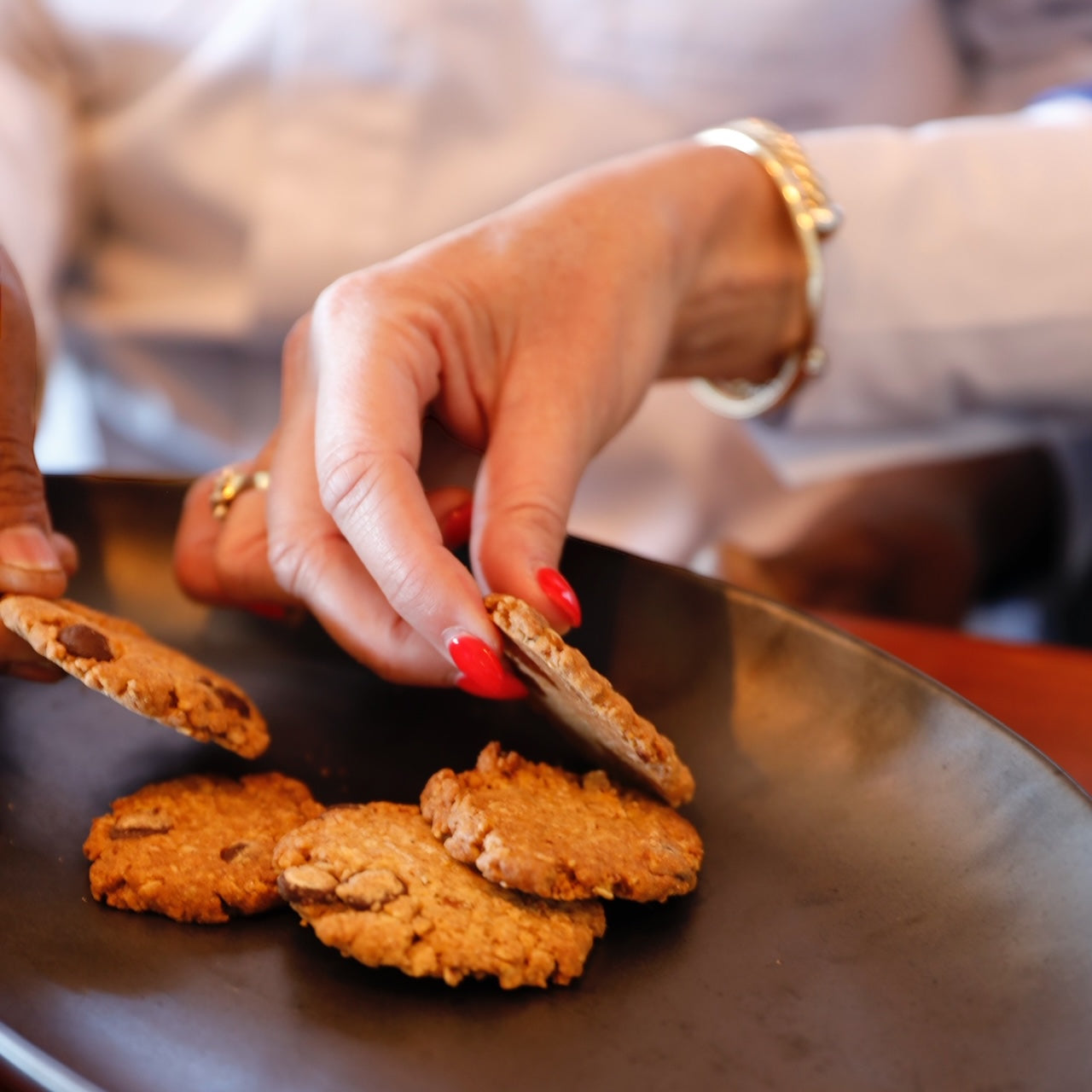Rosebud's Pecan Choc Biscuits