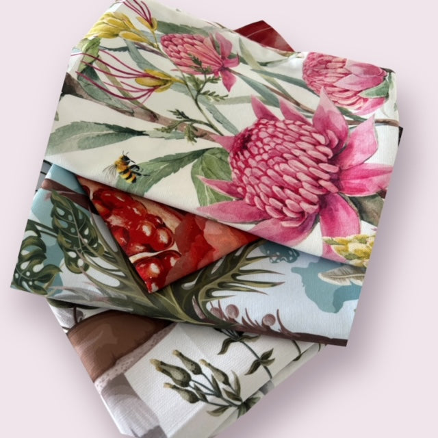 rose and peony table runner