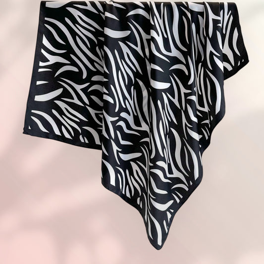 striped zebra scarf