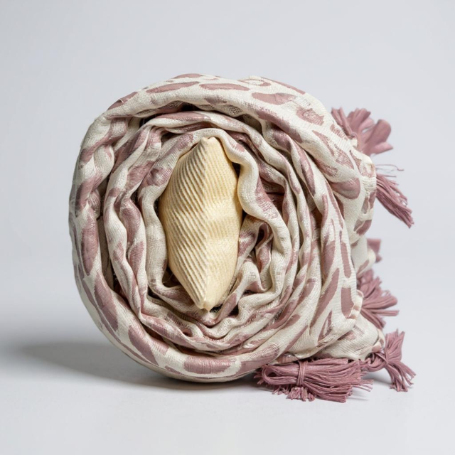 natural leaf scented scarf gift roll