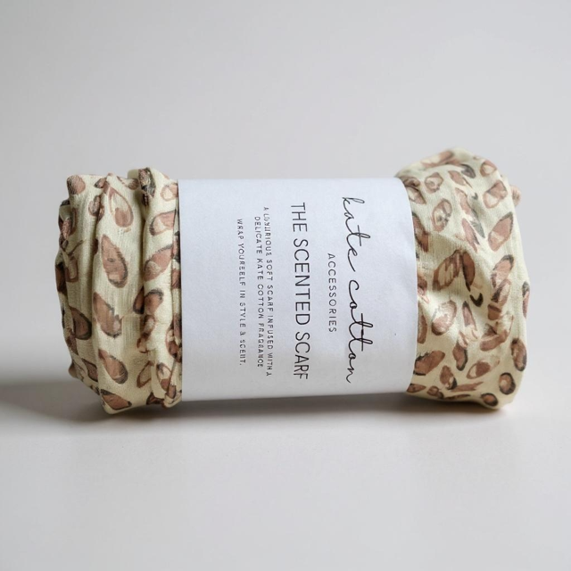 natural leaf scented scarf gift roll
