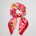 positano pink bandana scarf