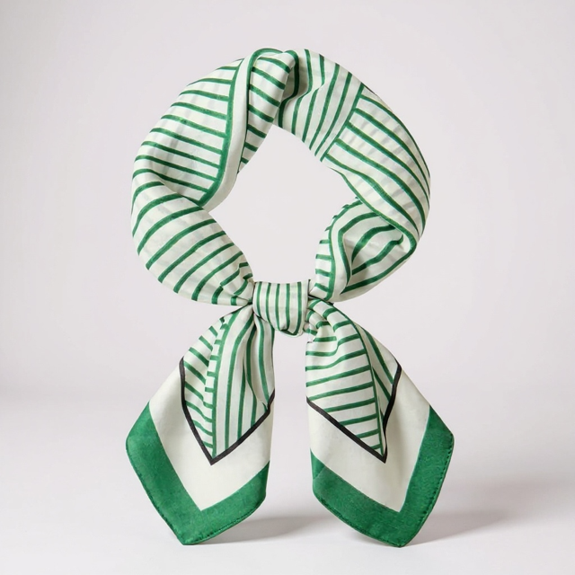 milano green bandana scarf