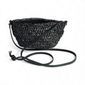Rewind Half Moon Cross Body Bag - Black