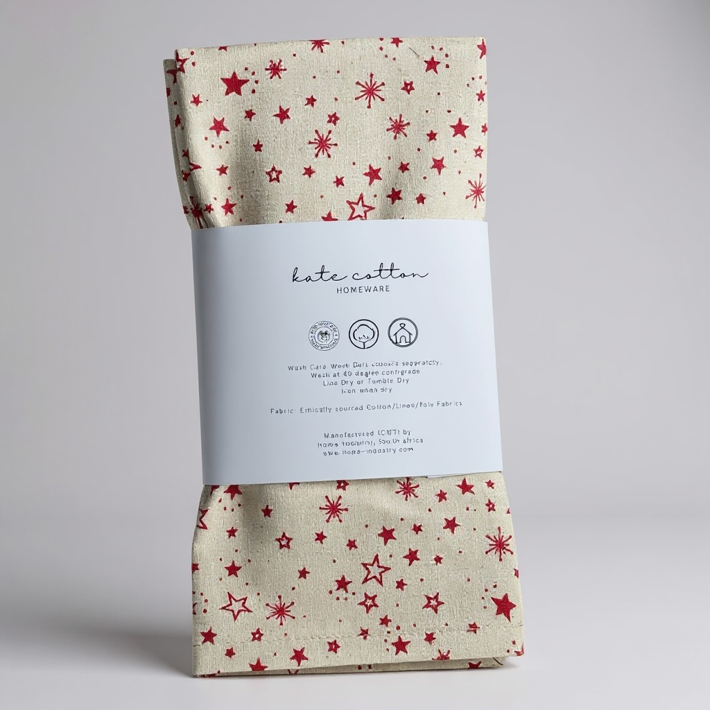 cream star serviettes