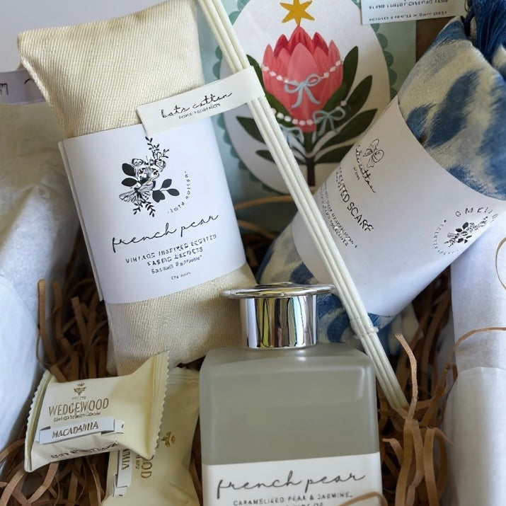 the french pear indulgence gift basket