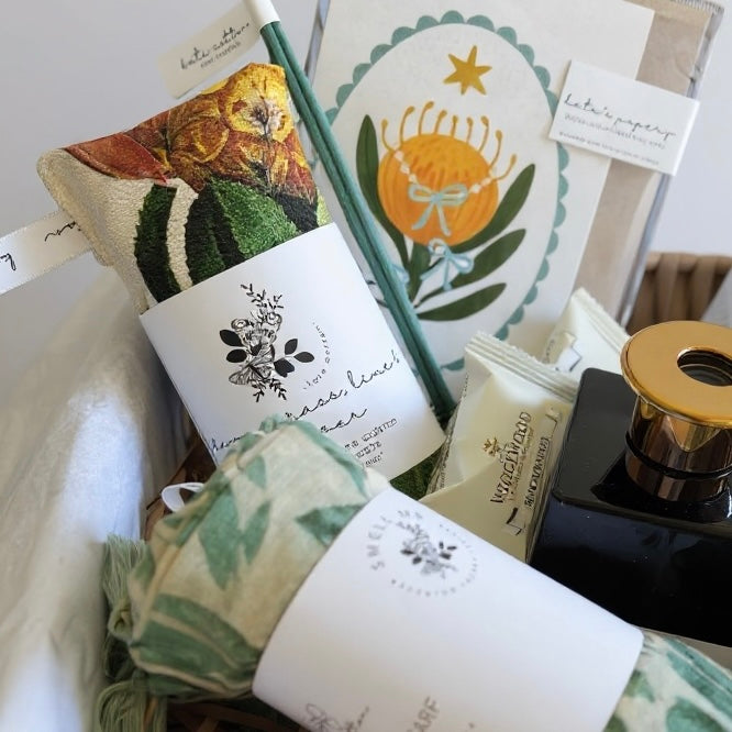 the lemongrass indulgence gift basket