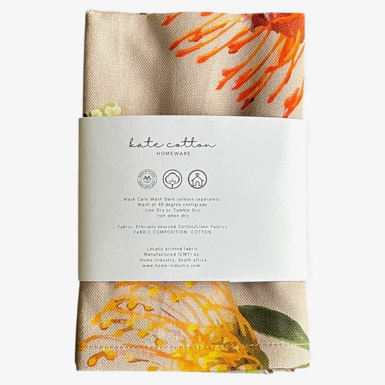 Kitchen Tea Towel - Protea