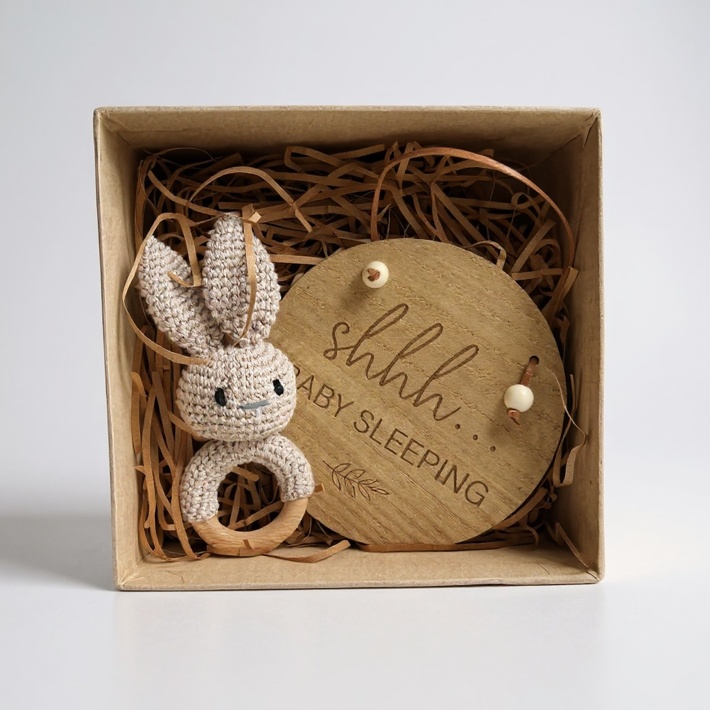 the baby rattle gift box
