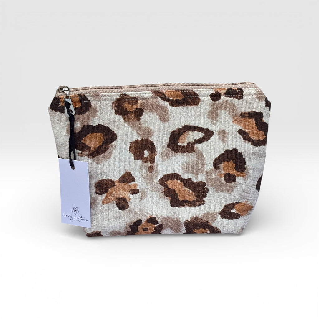 Kate Cotton Traveller Pouch - Animal