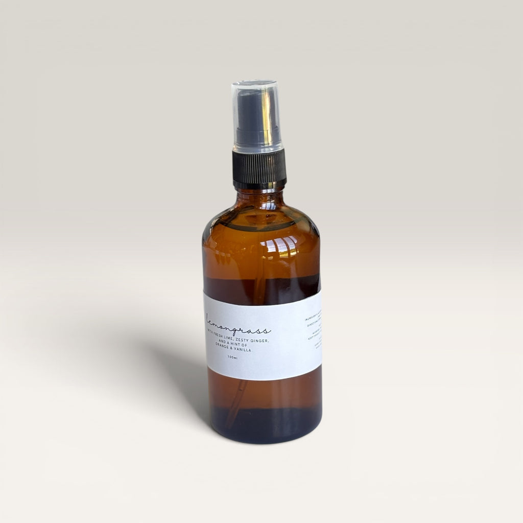 kate cotton lemongrass, lime & ginger room spray