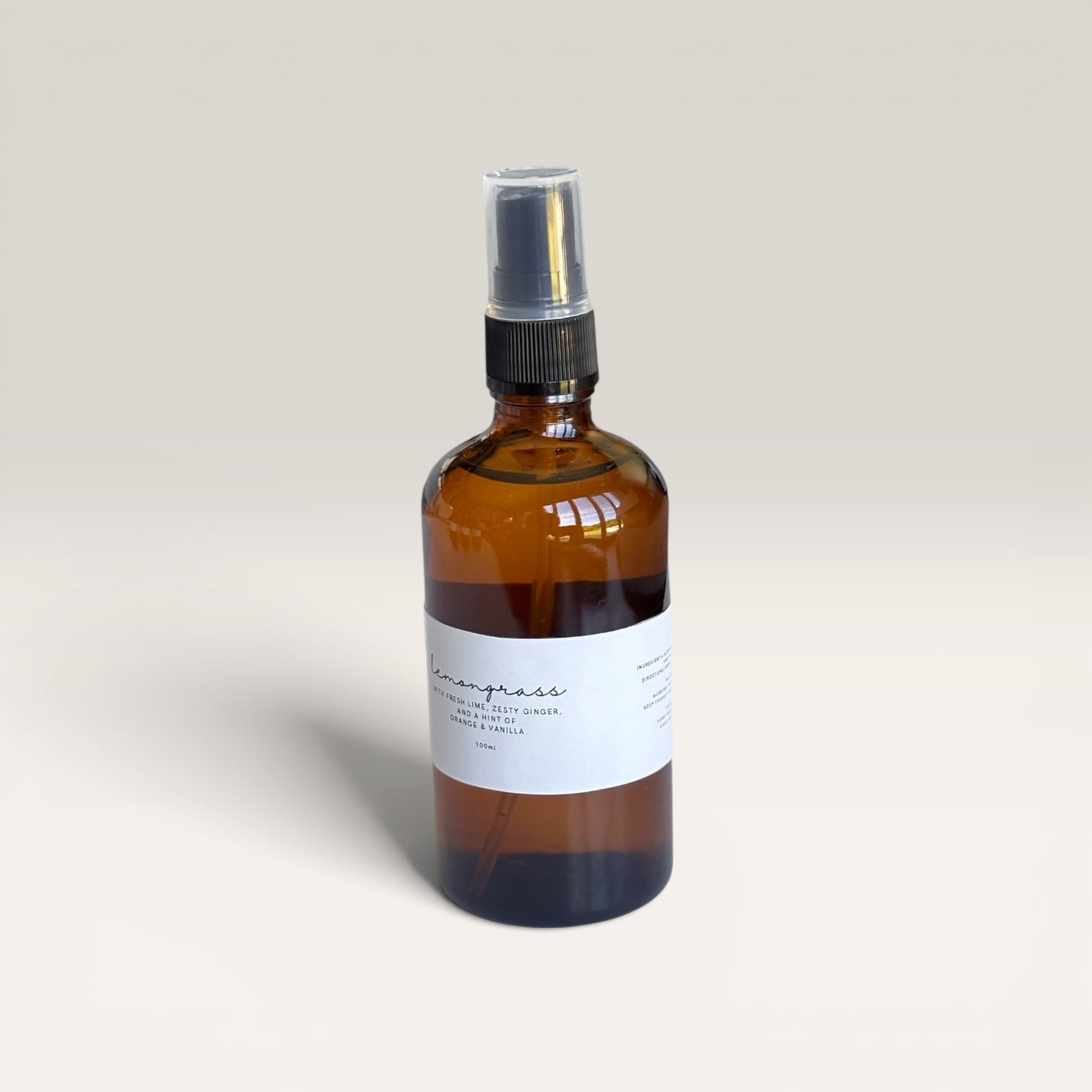 kate cotton lemongrass, lime & ginger room spray