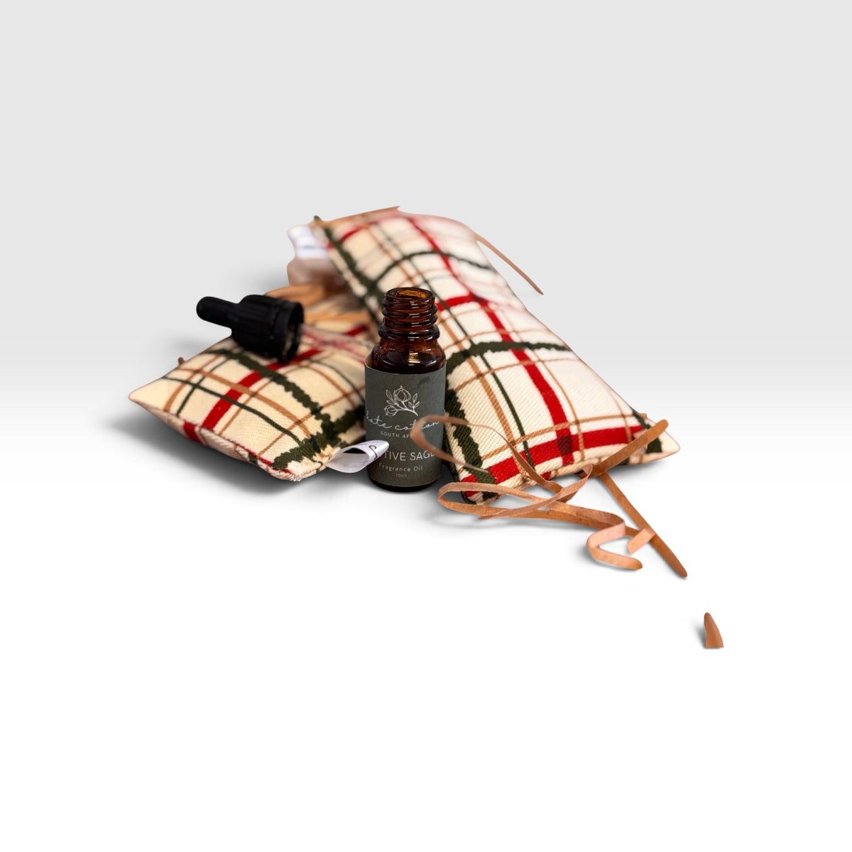 kate cotton signature gift set - festive fig ( tartan )