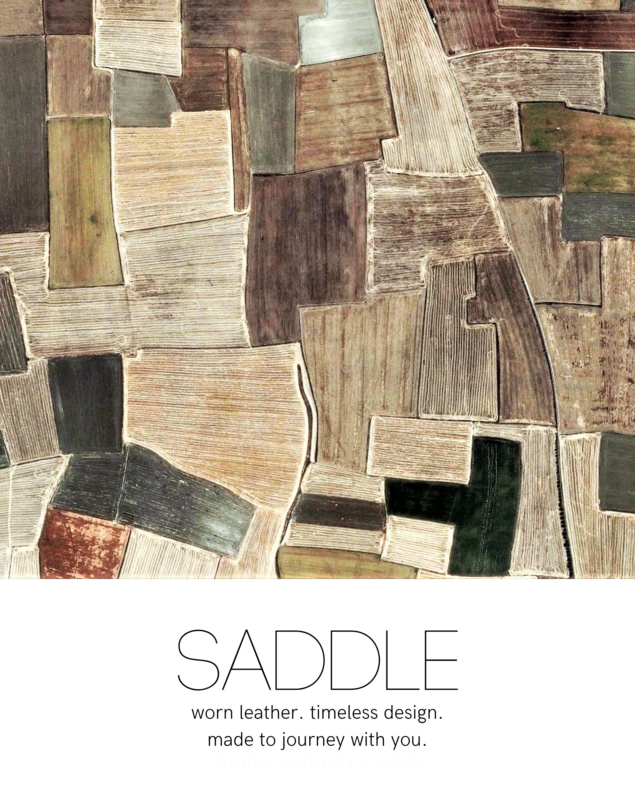 saddle leather tote bag - chestnut