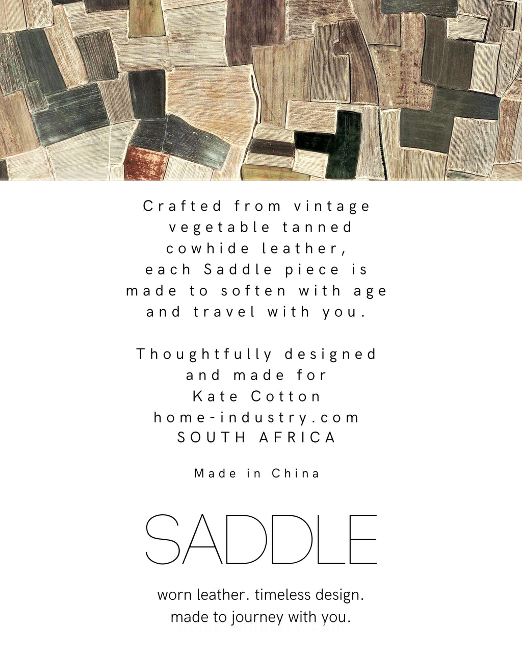 saddle leather tote bag - chestnut