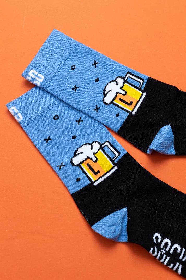 Mens Socks Beer style