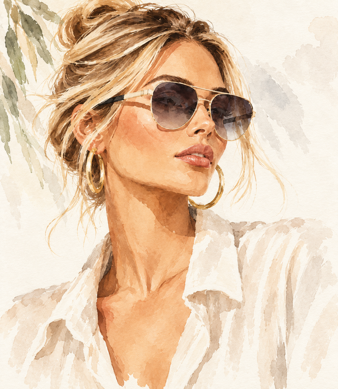 vanté 11067 sunglasses - gold smoke grey