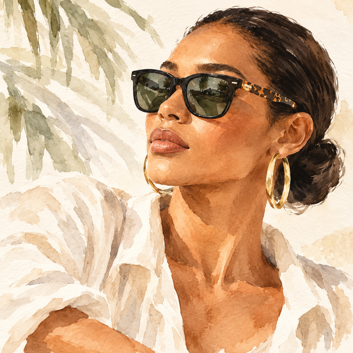 vanté 8890 sunglasses - black | tortoise shell