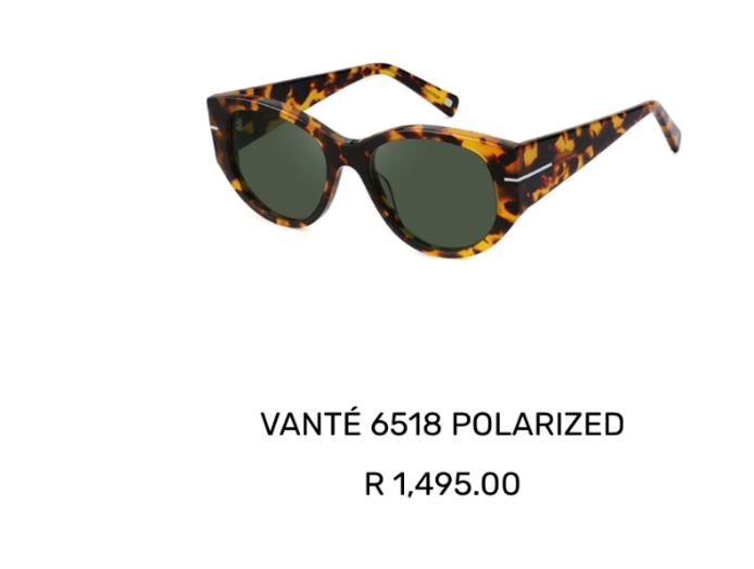 vanté 6518 sunglasses - polarise tortoiseshell olive green