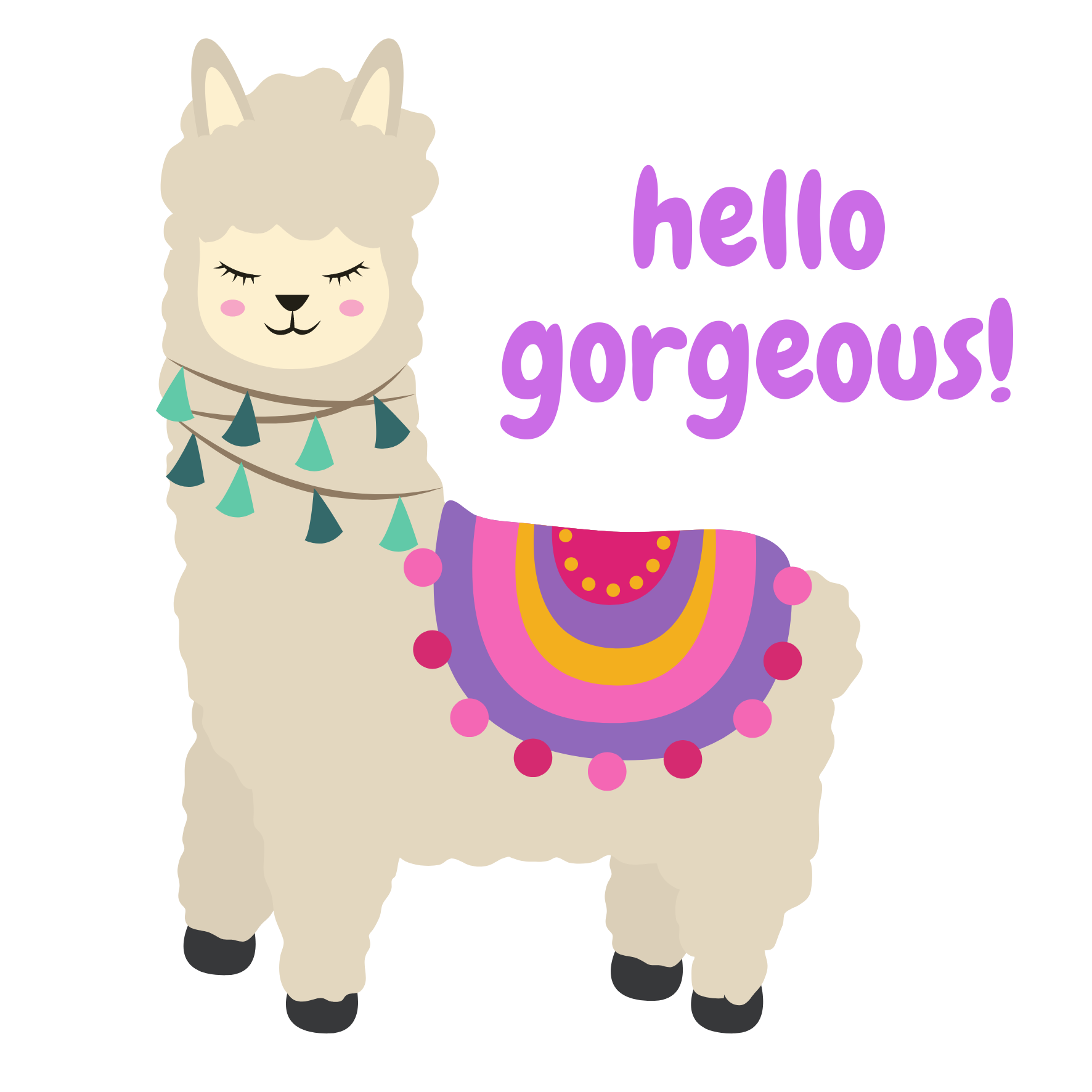 Hello Gorgeous Card