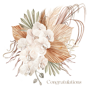 Congratulations Floral Card
