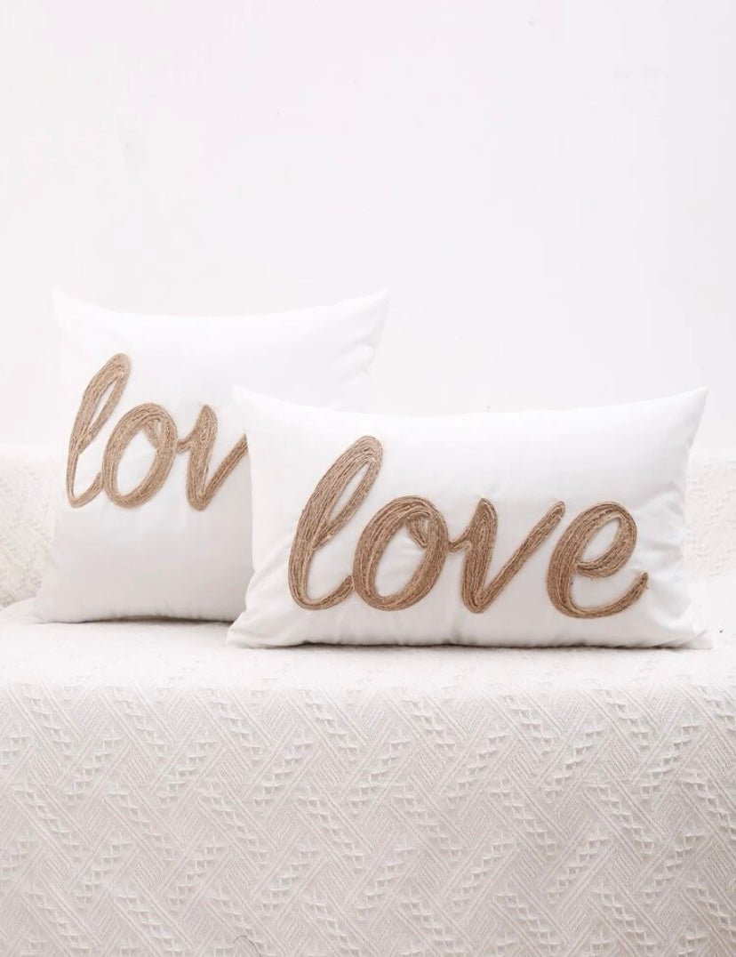 Love Embroidered Scatter