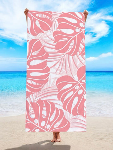 Peachy Tropical Beach Towel
